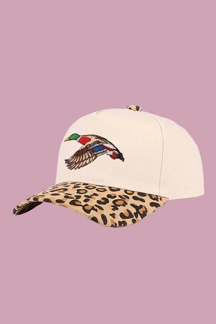Leopard Duck Hat