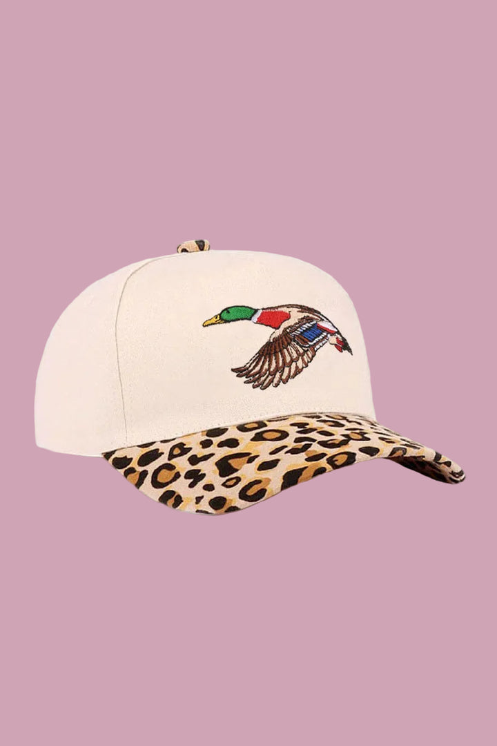Leopard Duck Hat
