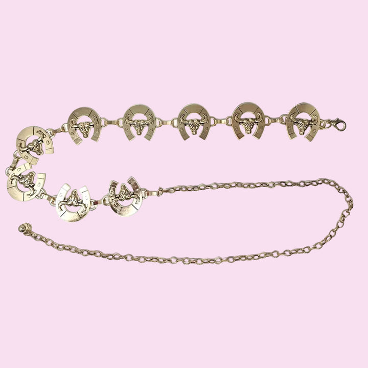 Gold Horseshoe Belt
