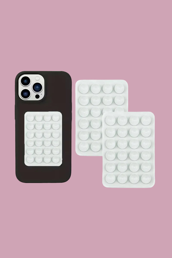 White Phone Suction Mount