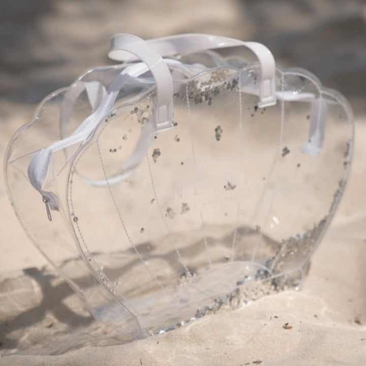 Clear Sparkle Shell Bag