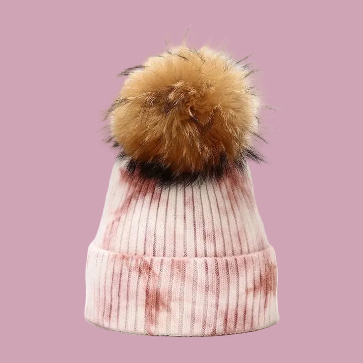 Tie Dye Pom Beanie