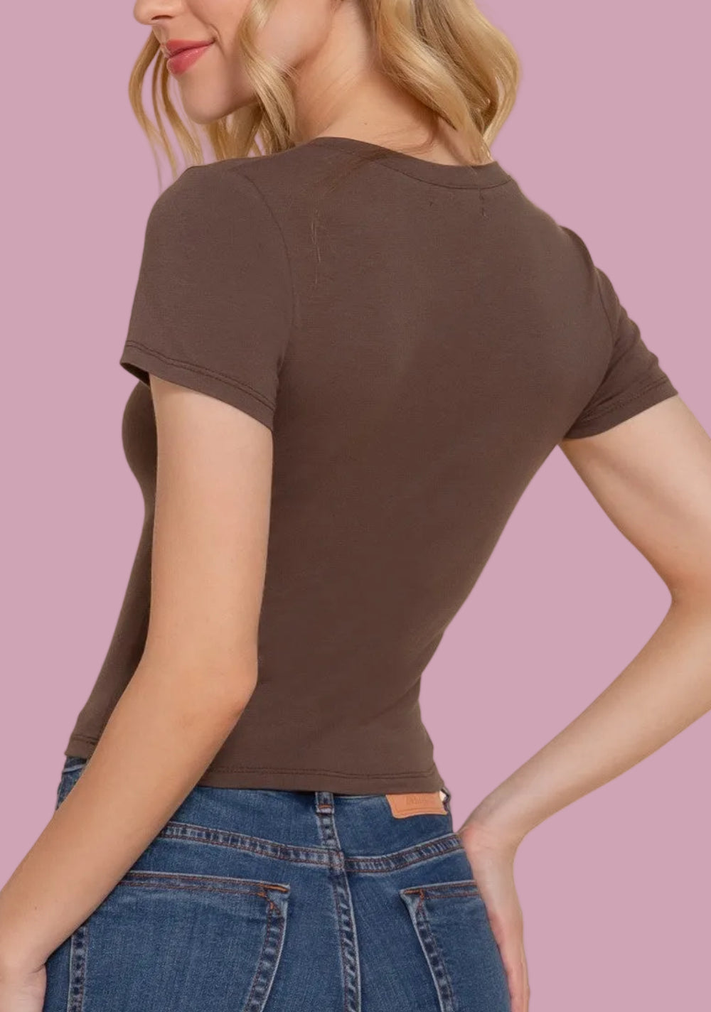 Stretch V-Neck Top