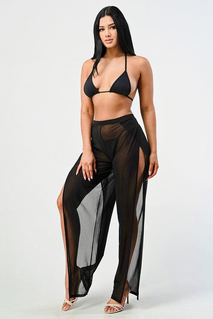 Sheer Coverup Pants