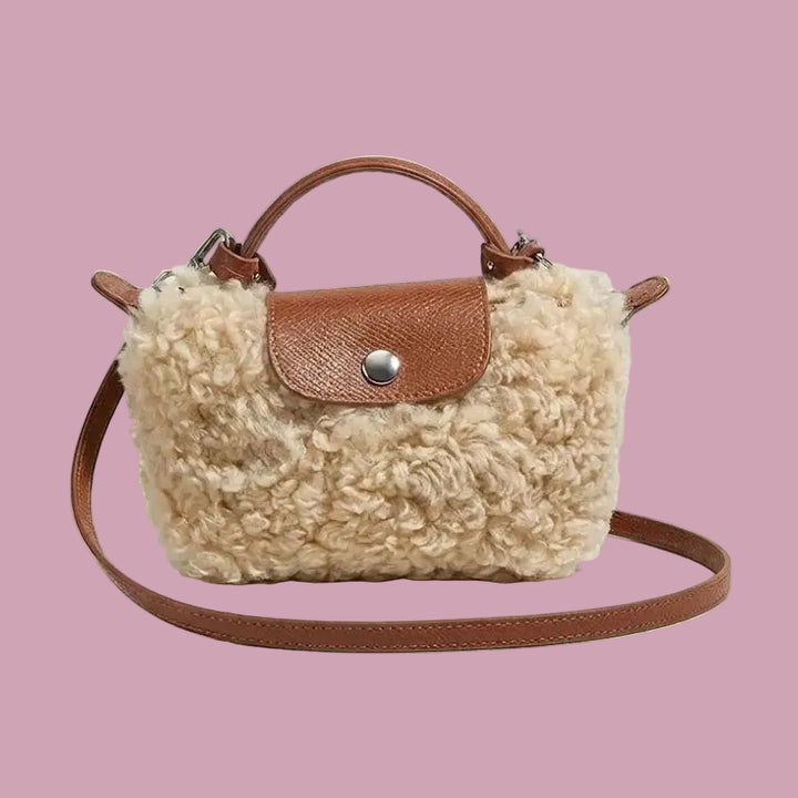 Plush Lamb Wool Handbag
