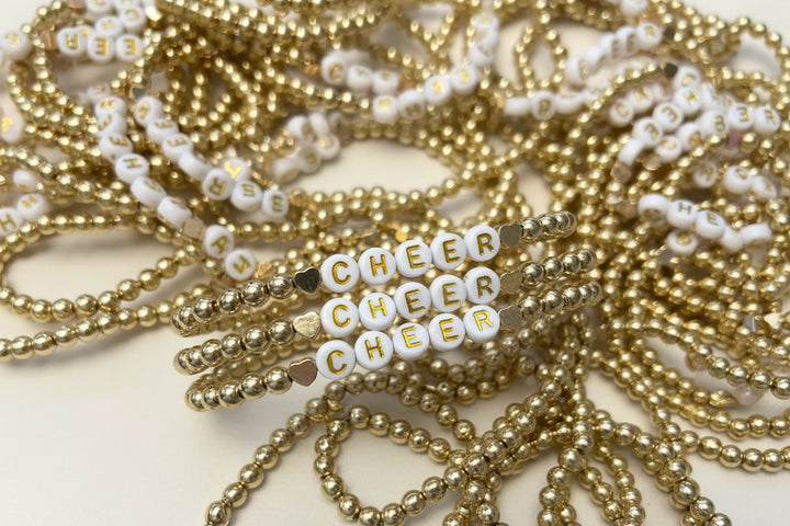 Beaded Cheer Bracelet