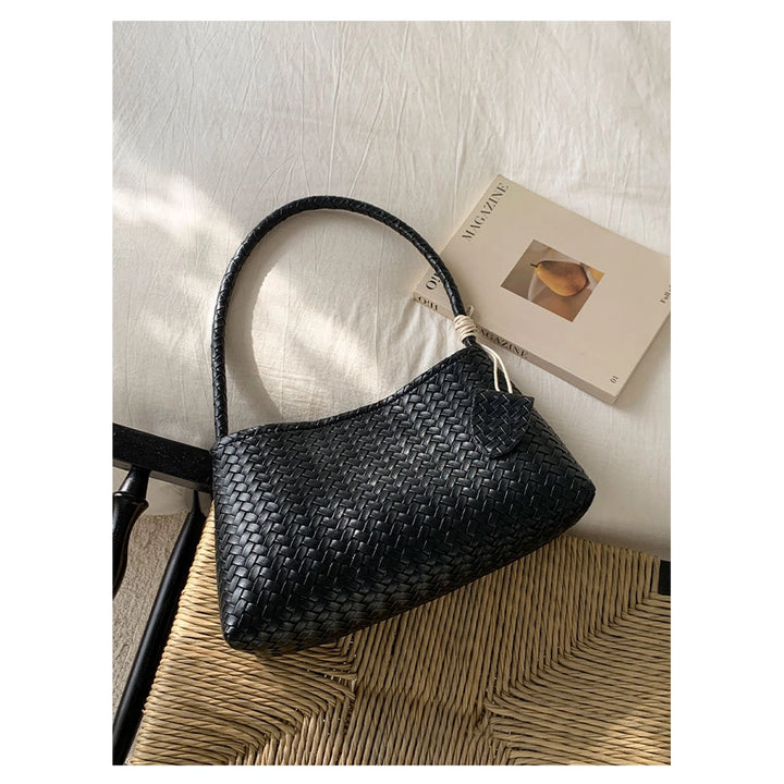 Black Woven Purse