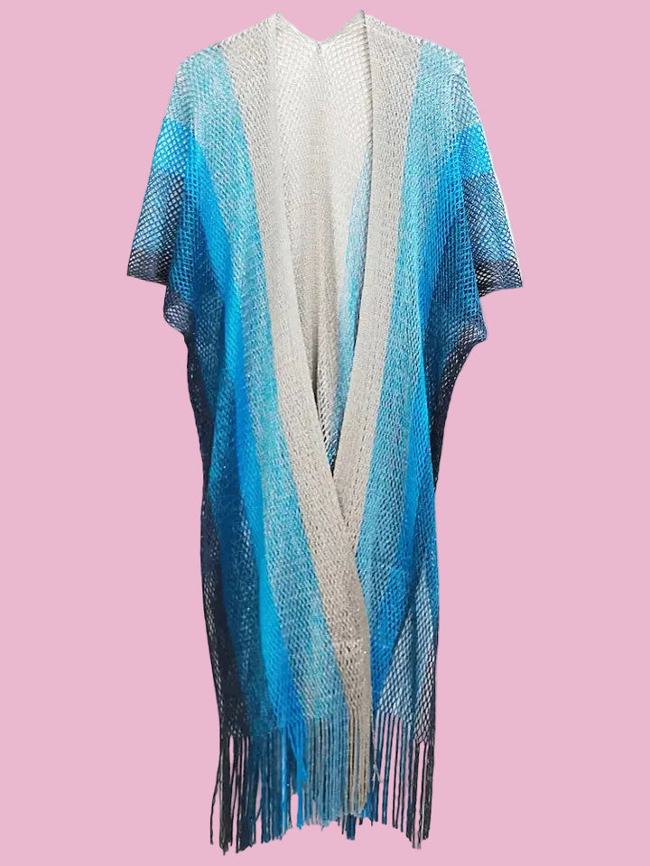 Blue Ocean Whisper Kimono