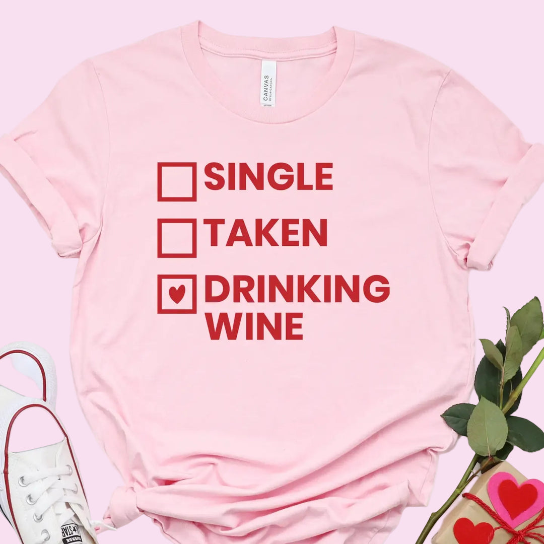 Drinking Wine Tee