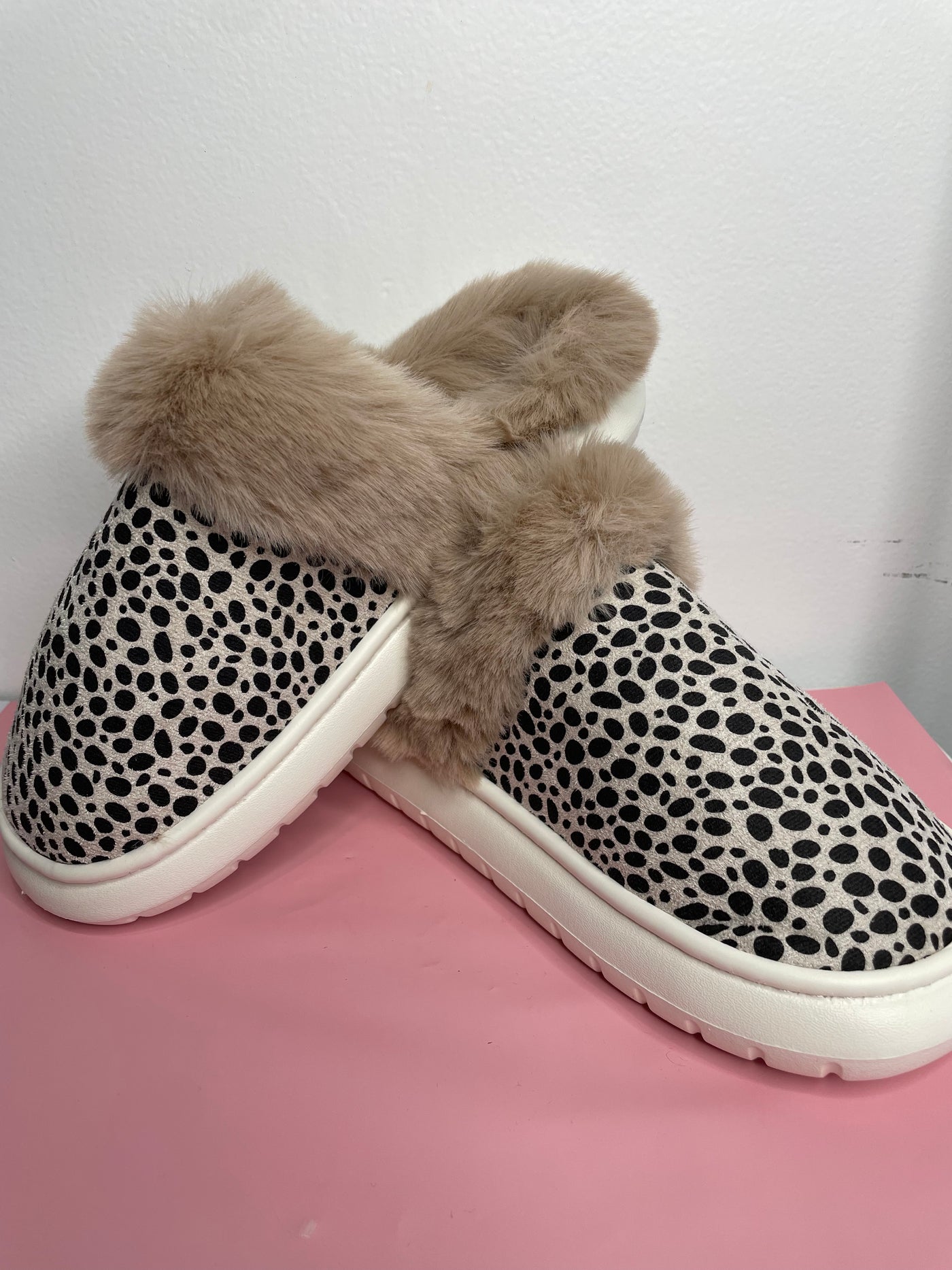 Leopard Furry Slippers