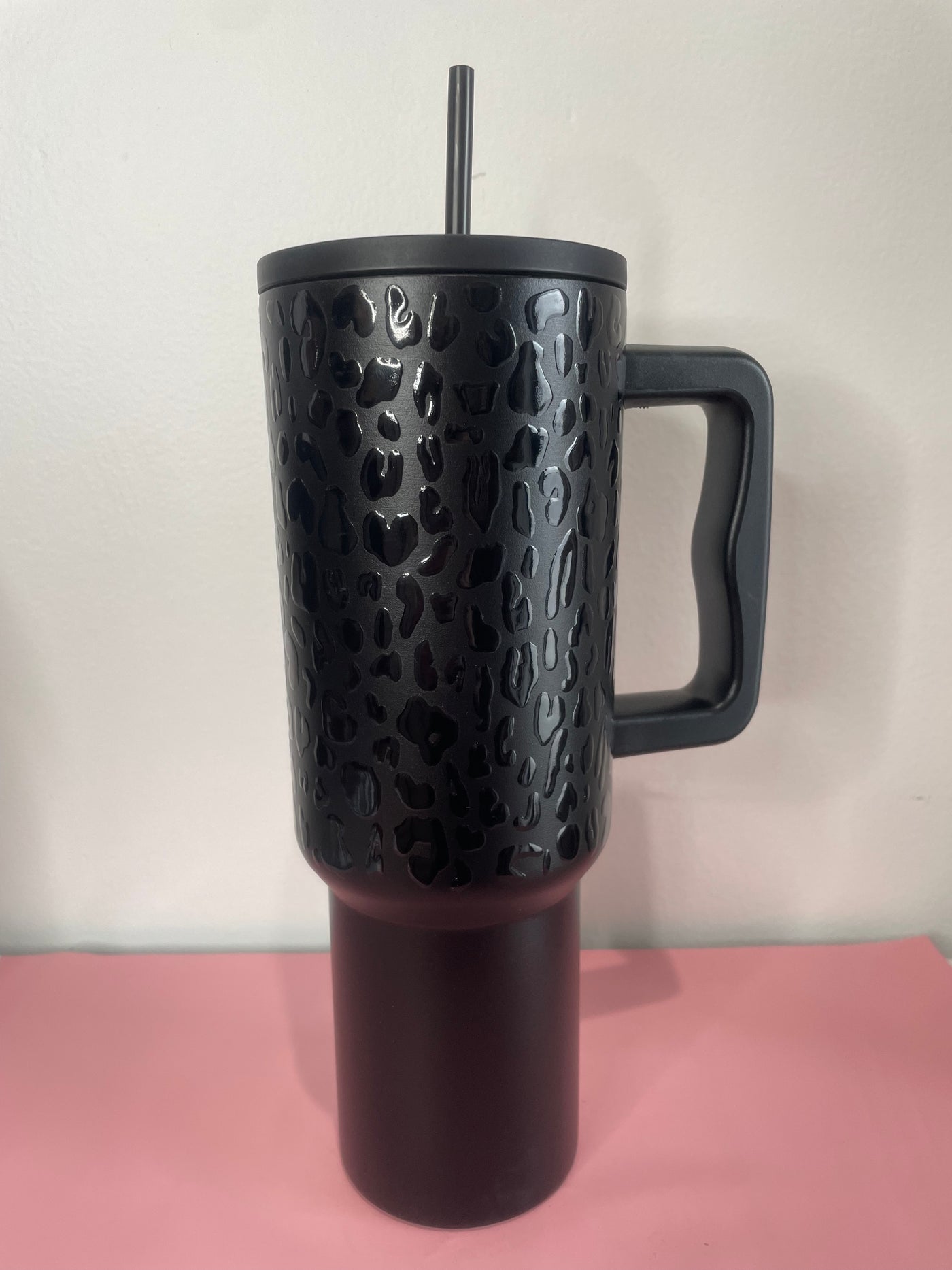 Blacked Out Leopard Tumbler