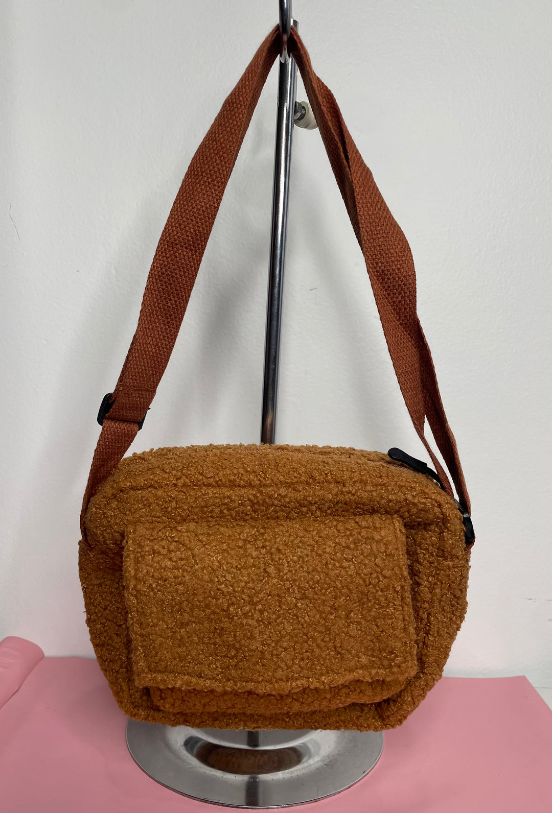 Fuzzy crossbody bag sale