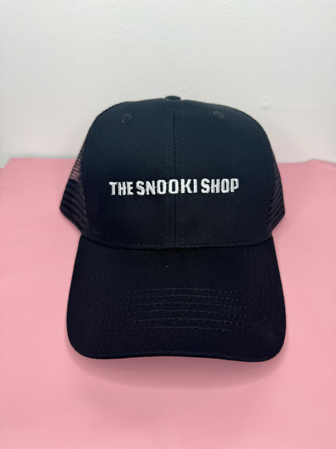 Black The Snooki Shop Mesh Hat