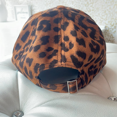 Brown Leopard Baseball Hat