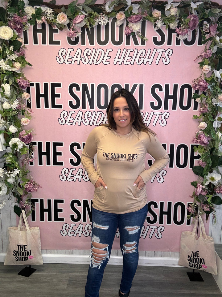 Taupe The Snooki Shop Long Sleeve