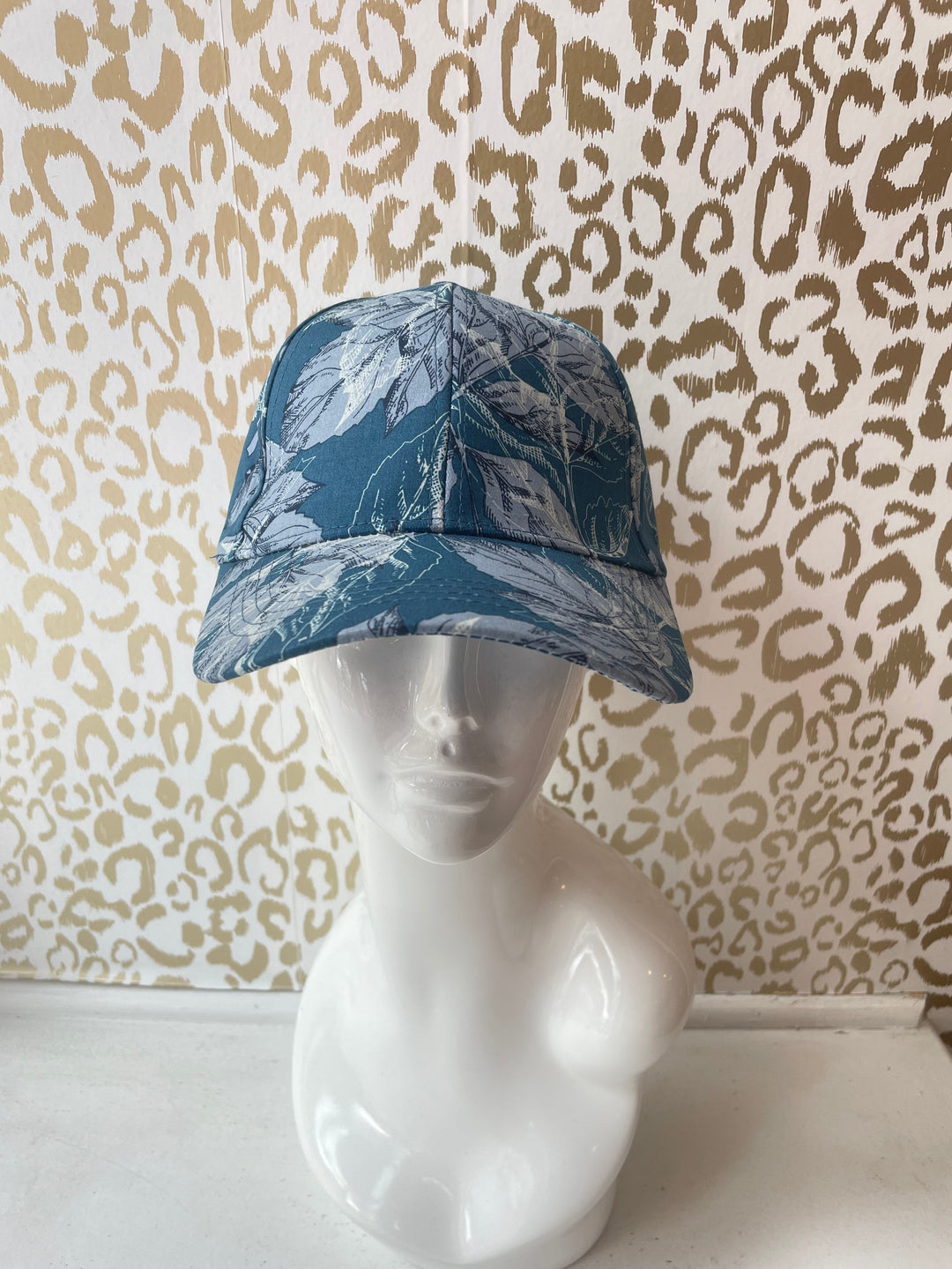 Blue Tropical Baseball Hat