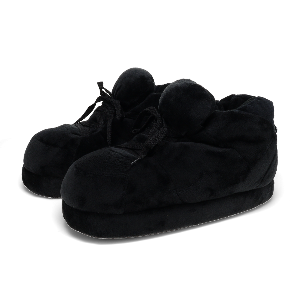 All Black Slippers