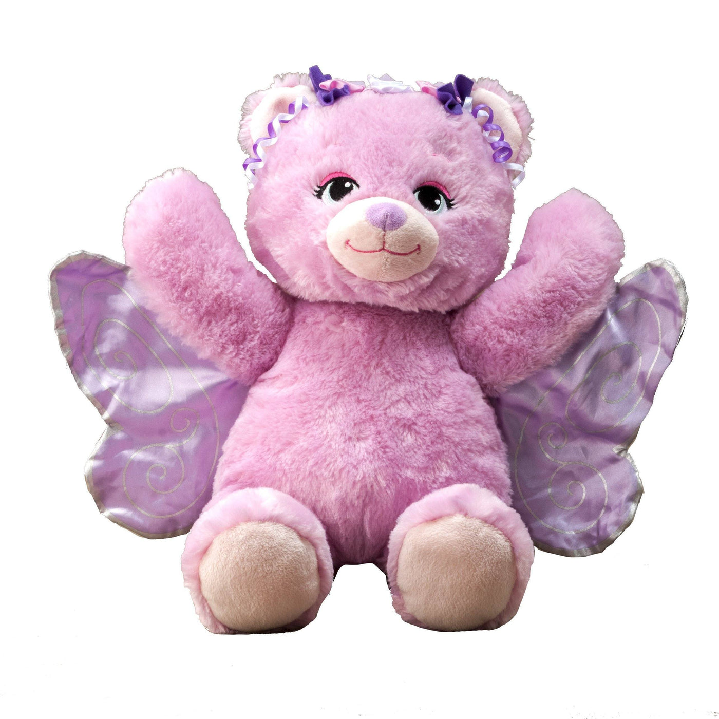 Flipemz Pink Bear to Butterfly Fairy Bear Plush Toy