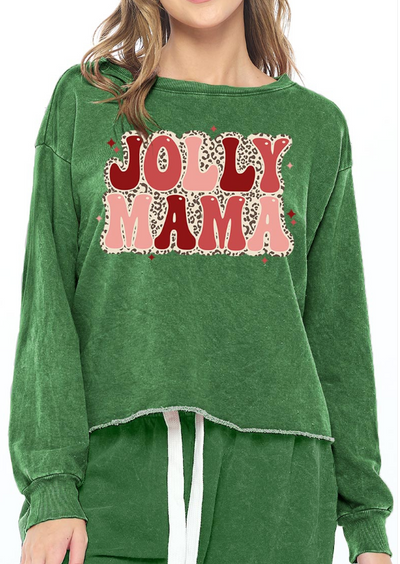 Jolly Mama Christmas Sweatshirt