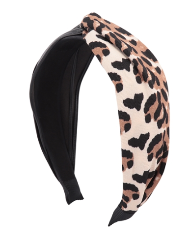 Leopard Black Headband