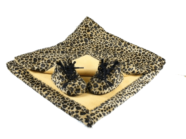 Snooki Leopard Print Baby Blanket