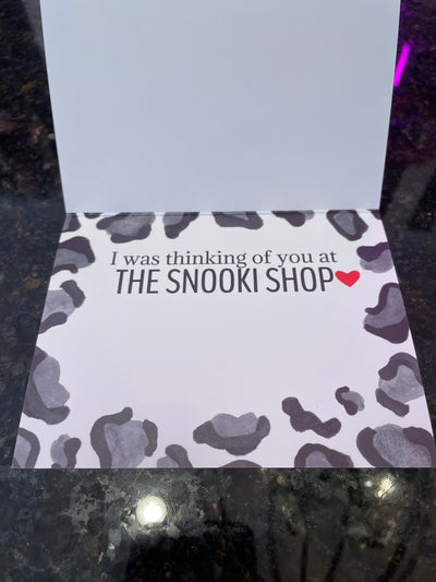 Snooki Shop Greeting Card