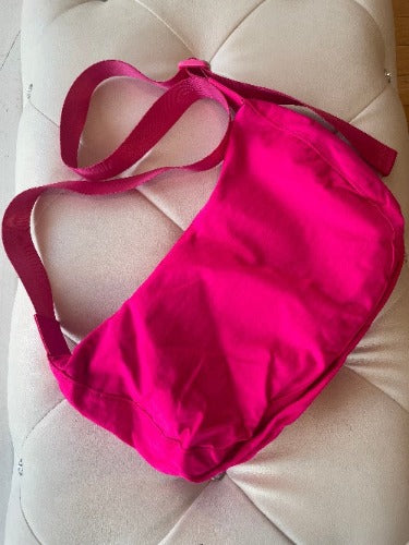 Large Hot Pink Sling Bag